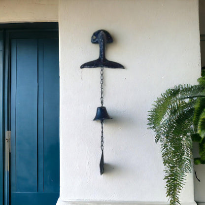 Whale Door Bell Cast Iron - The Renmy Store Homewares & Gifts 