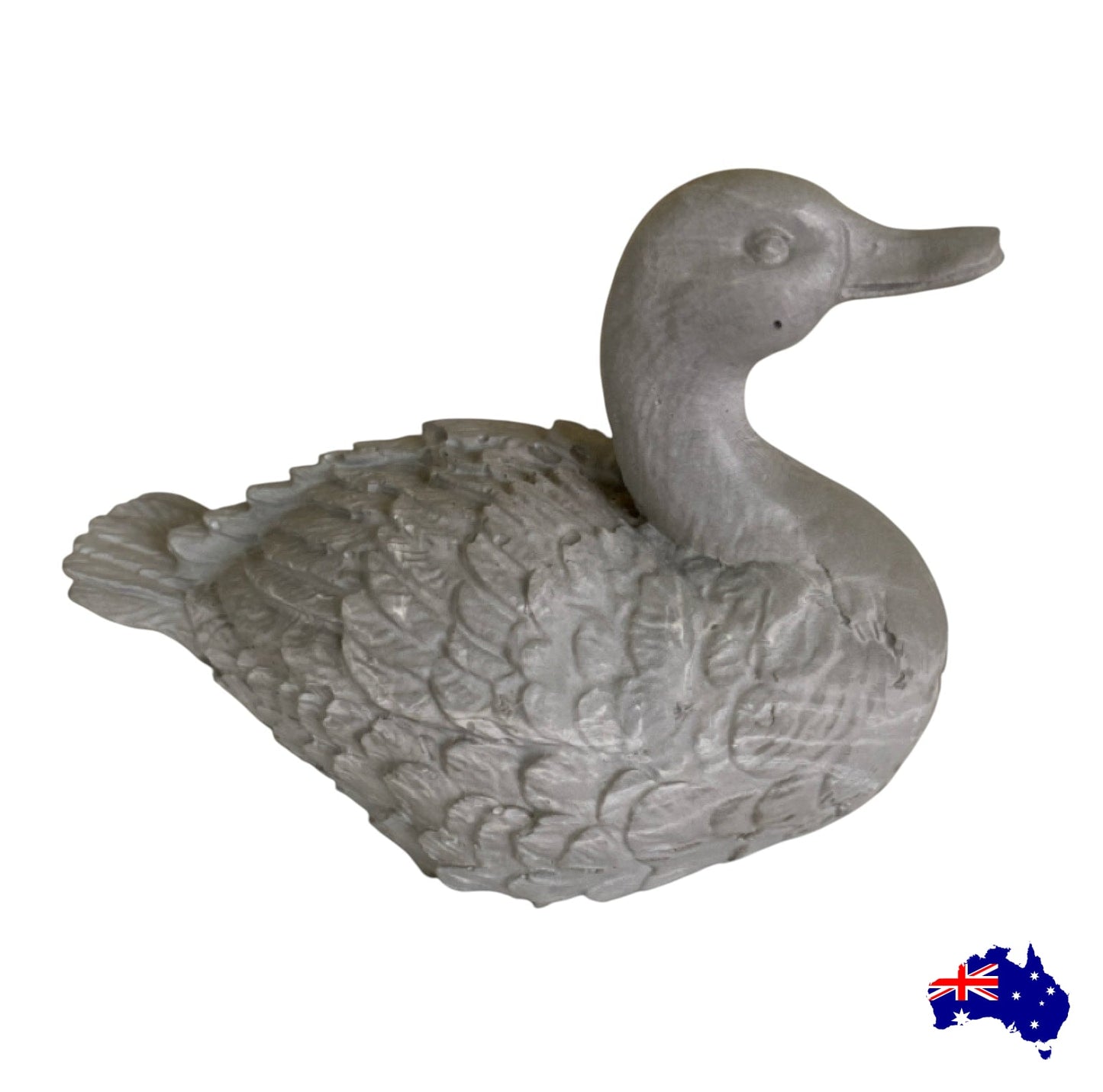 Duck Ornament Aussie Handmade Concrete Country Decor