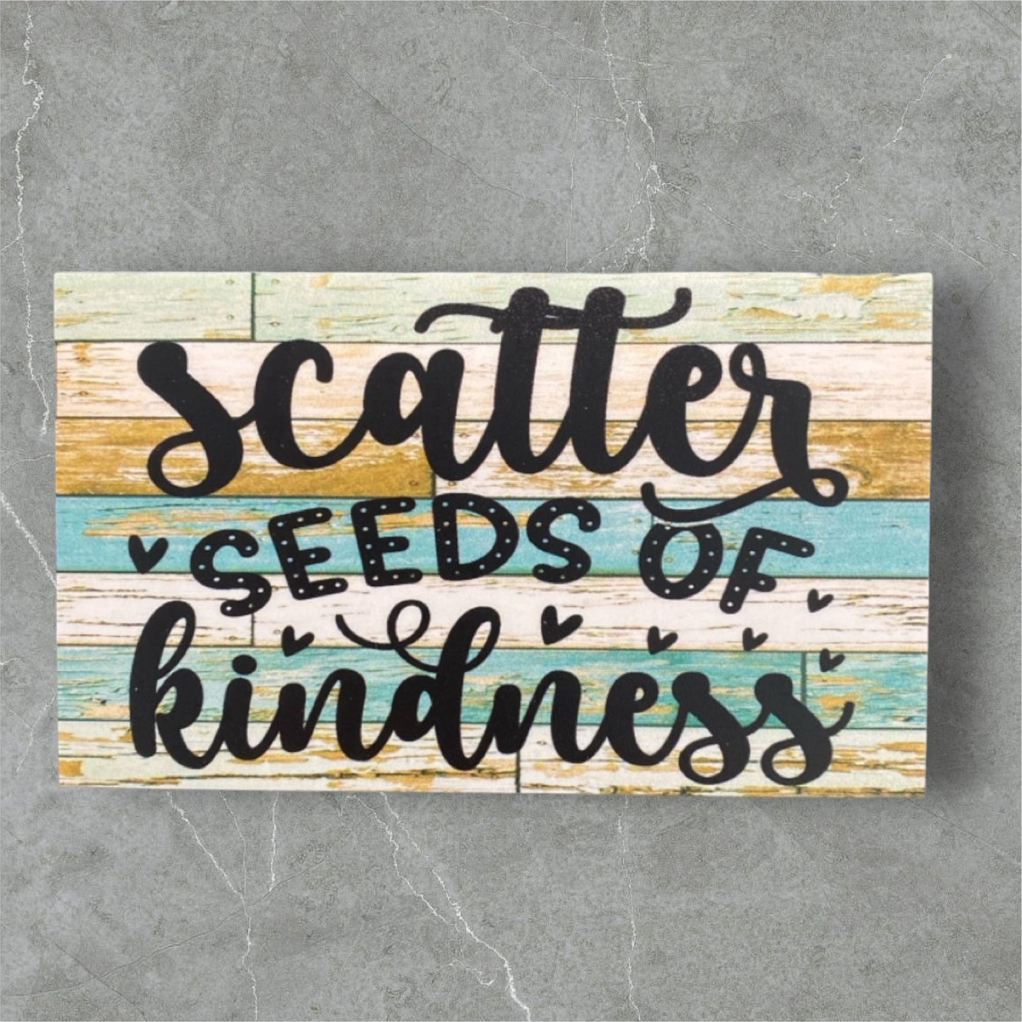 Scatter Seeds of Kindness Quote Garden Sign - The Renmy Store Homewares & Gifts 