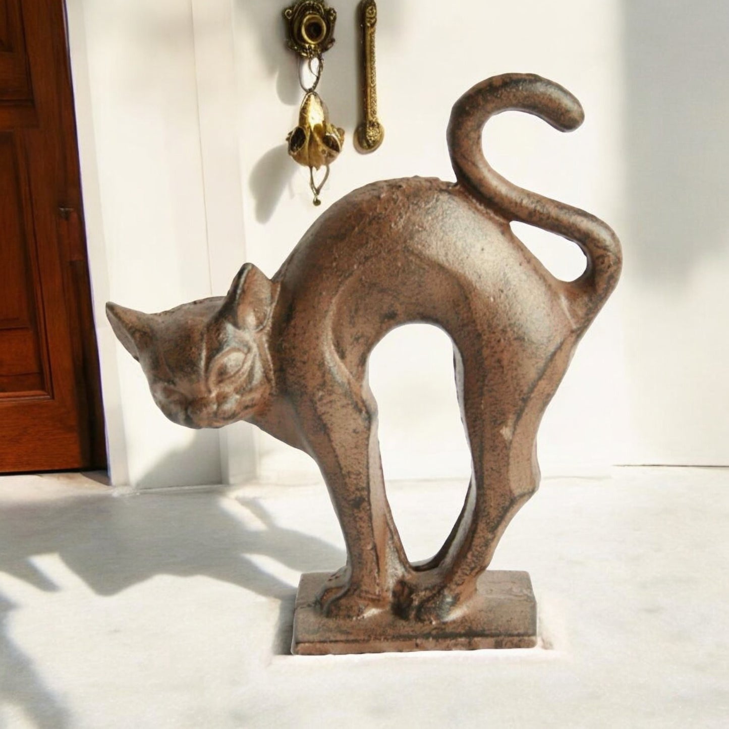 Cat Cast Iron Door Stop Doorstop - The Renmy Store Homewares & Gifts 