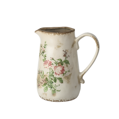 Vase Jug Shabby Chic Rose Cottage