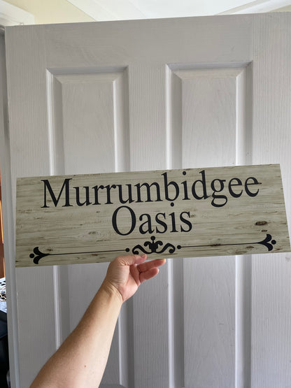 Custom Residence Sign - Personalised House Surname Name Signage - Australian Made