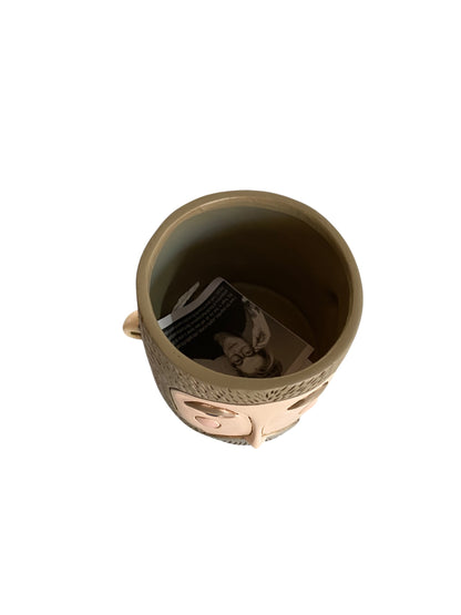 Man Jack Hairy Plant Pot | Resin Hand Painted Planter 8.5cm Australia