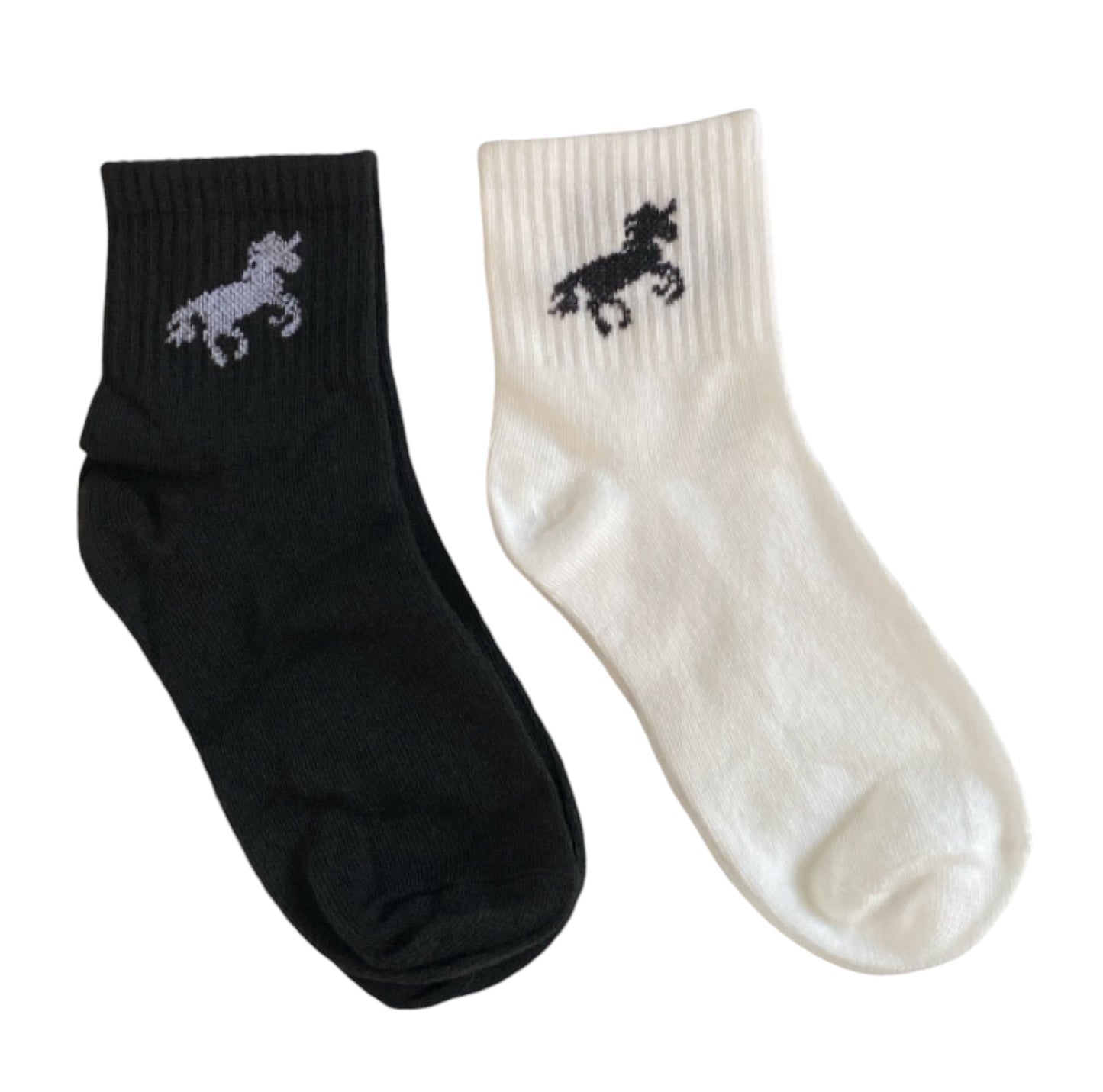 Horse Lover Socks Keychain Keep Gate Closed Sign Gift Set