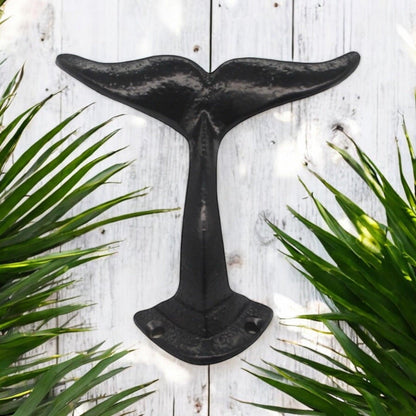 Hook Whale Tail Rustic Cast Iron - The Renmy Store Homewares & Gifts 