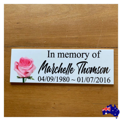 Memorial In Memory Of Custom Personalised Name Sign - The Renmy Store Homewares & Gifts 