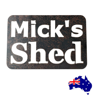 Metal Steel Corten Custom Plasma Cut to Size Shape - Full Custom Requests Available