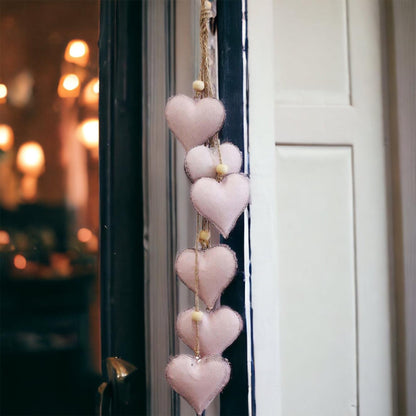 Heart Hearts Pink Trialling - The Renmy Store Homewares & Gifts 