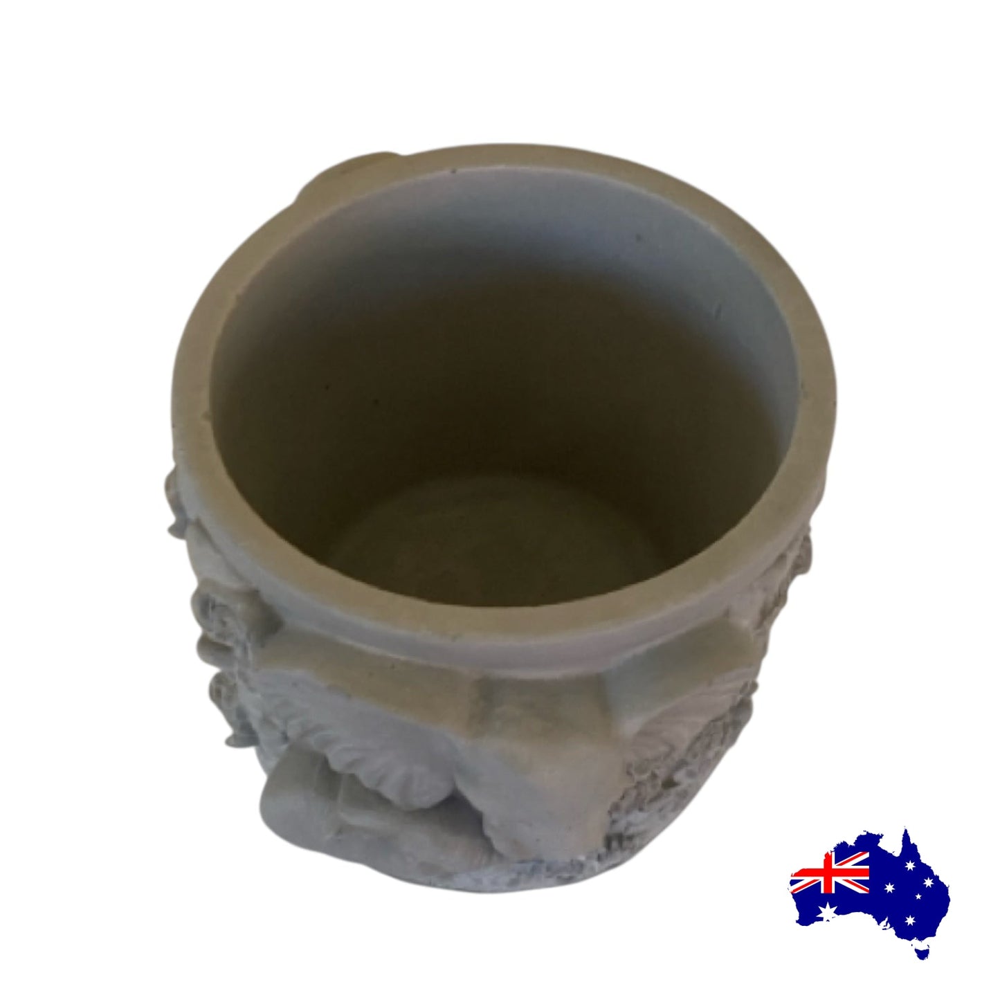 Planter Pot Elephant Mum Baby Aussie Handmade Concrete