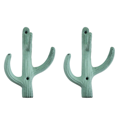 Hook Cactus Double Green Set of 2 - The Renmy Store Homewares & Gifts 