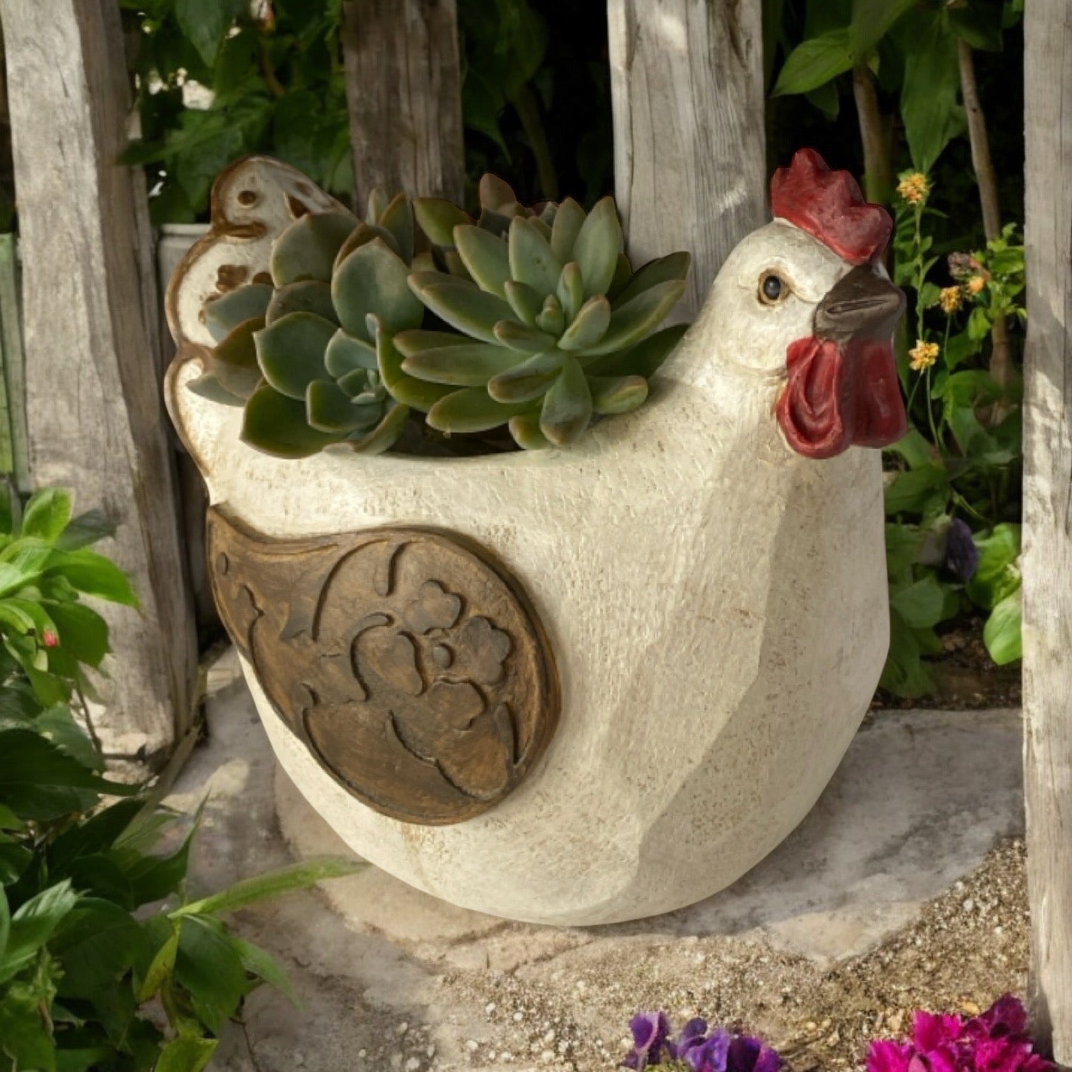 Chicken Hen Chook Plant Pot - The Renmy Store Homewares & Gifts 