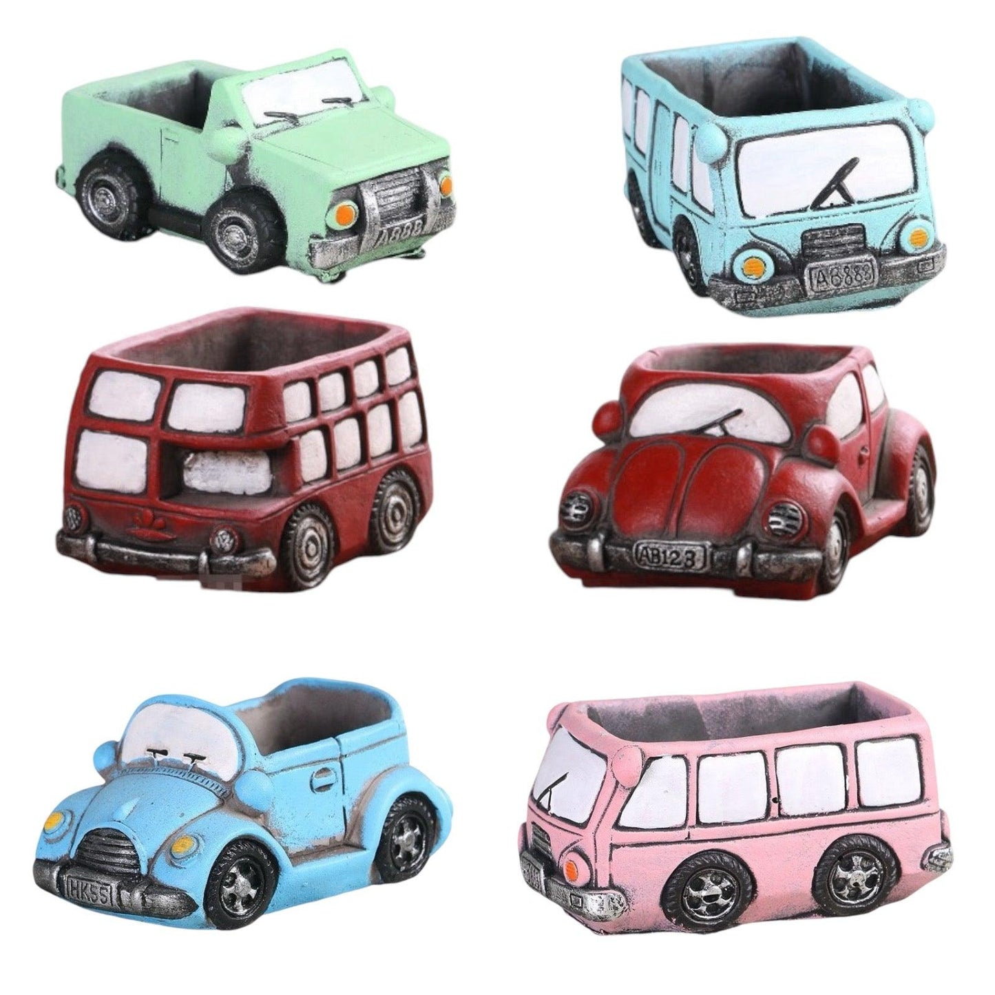 Planter Pot Car Bus Truck Van Ute - The Renmy Store Homewares & Gifts 