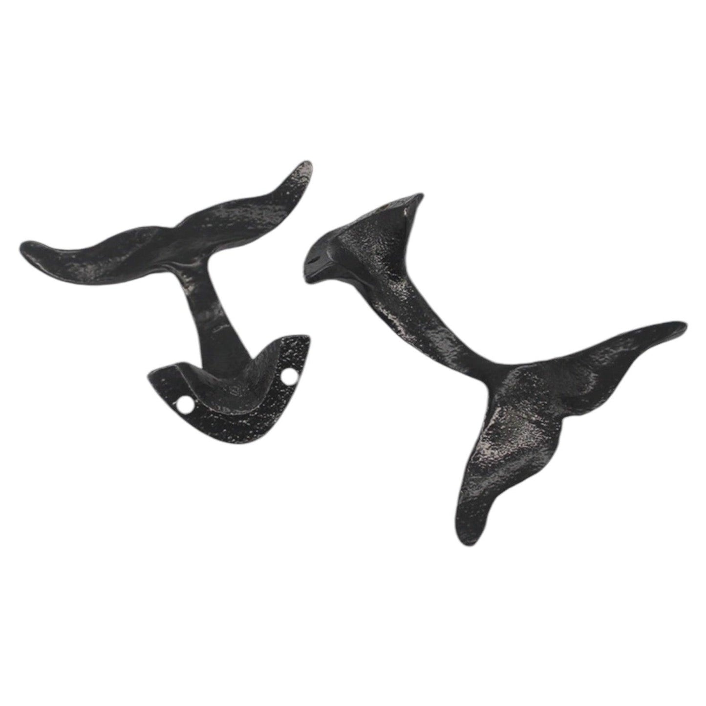 Hook Whale Tail Rustic Cast Iron - The Renmy Store Homewares & Gifts 