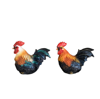 Rooster Country Set of 2 Ornament - The Renmy Store Homewares & Gifts 