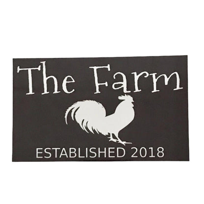 The Farm Est. Custom Year Sign - The Renmy Store Homewares & Gifts 