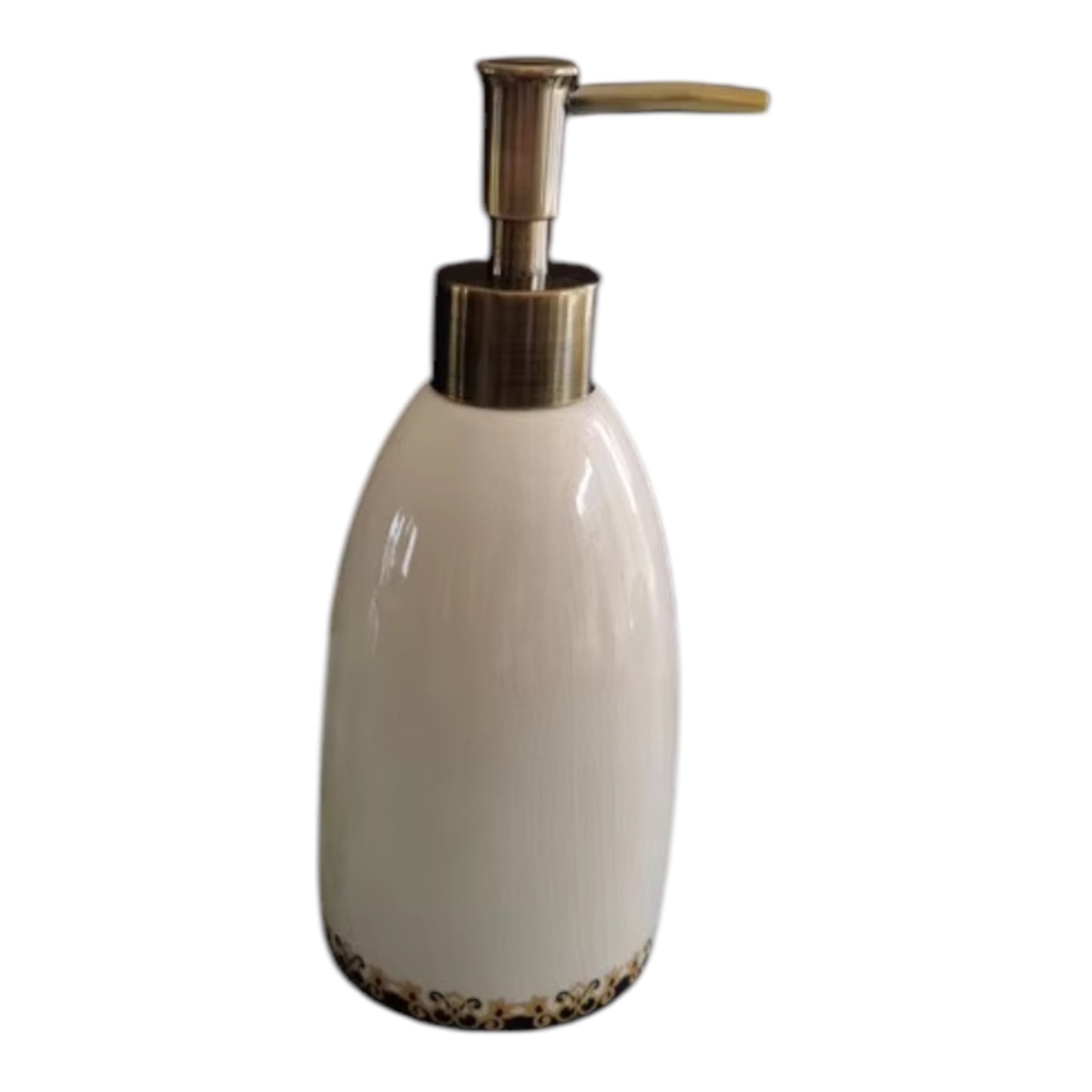 Soap Dispenser Ceramic Floral Boho Mandala