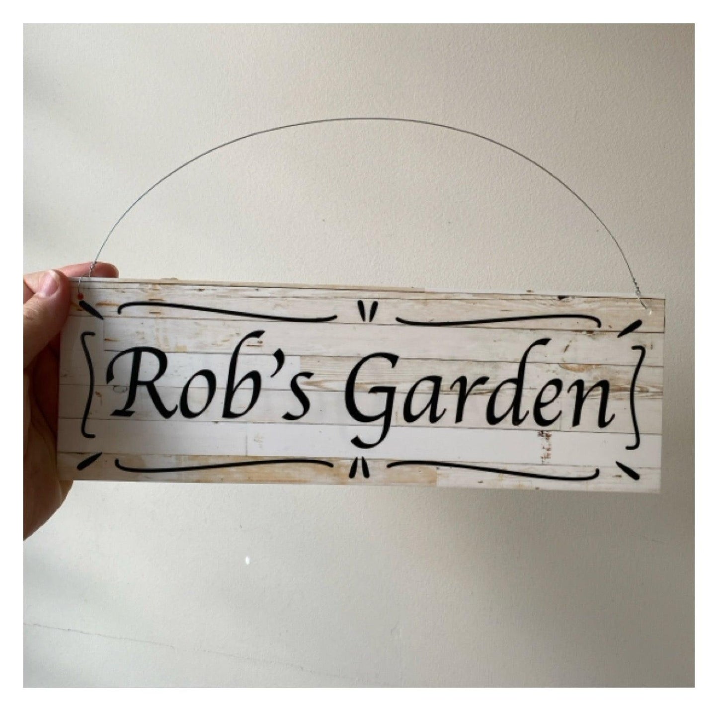 Cottage Custom Personalised Rustic Chic Sign