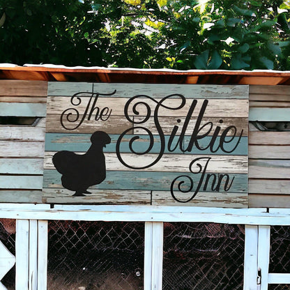 The Silkie Inn Blue Sign - The Renmy Store Homewares & Gifts 