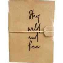 Leather Journal Diary Note Book Wild and Free