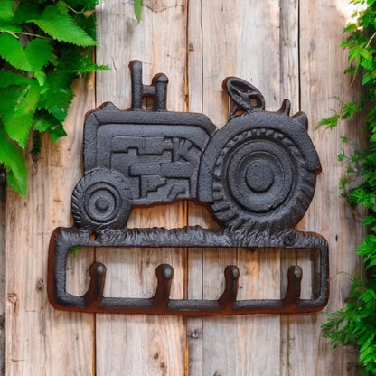 Hook Tractor Farmhouse Country Rustic Cast Iron