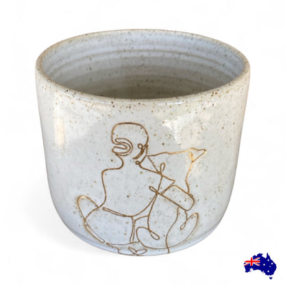 Mug Cup Dog Best Friend Pottery Ceramic Aussie Made