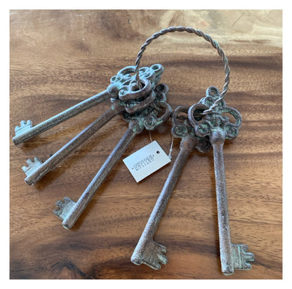 Keys Key Antique Vintage Cast Iron