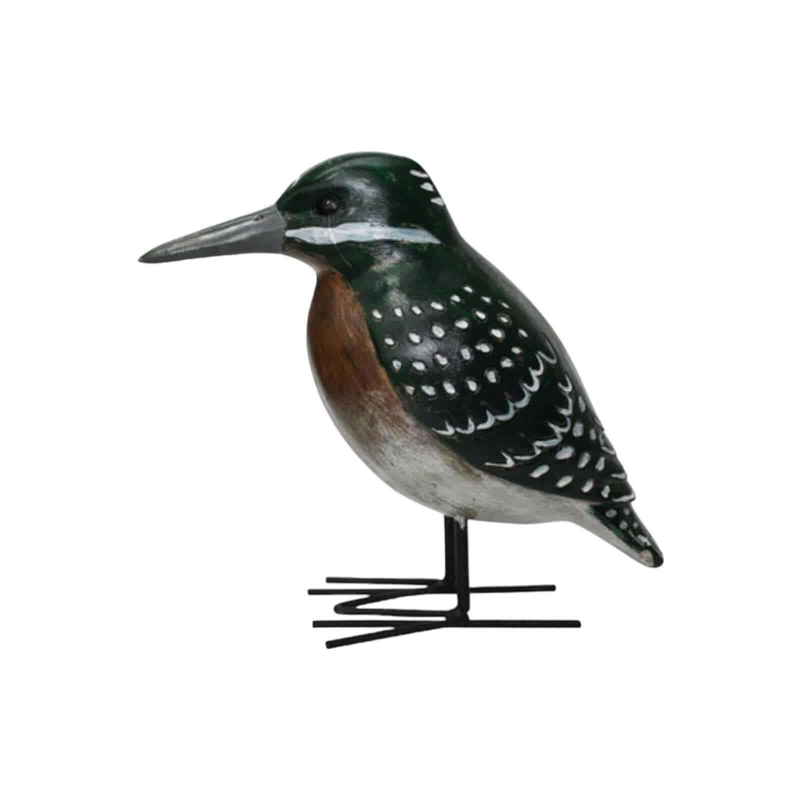 Bird Kingfisher King Natural Ornament - The Renmy Store Homewares & Gifts 