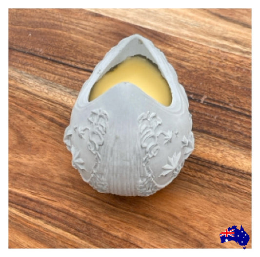 Pure Beeswax Moon Candle Aussie Handmade