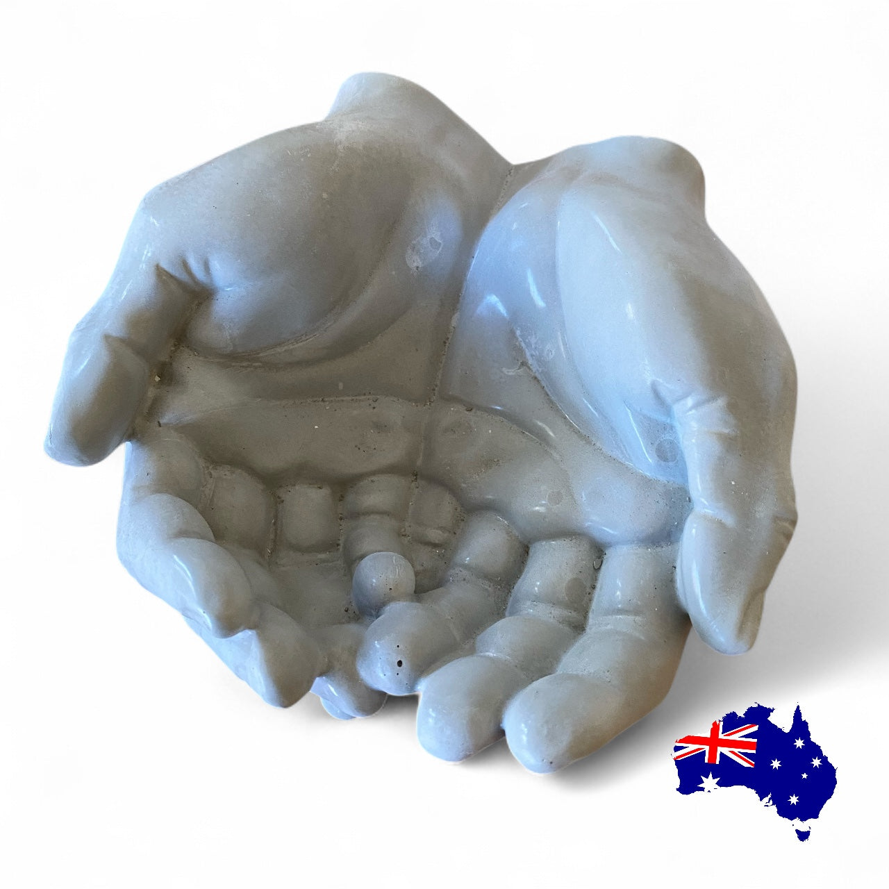 Hands Planter Pot Keys Money Candle Handmade Concrete Decor