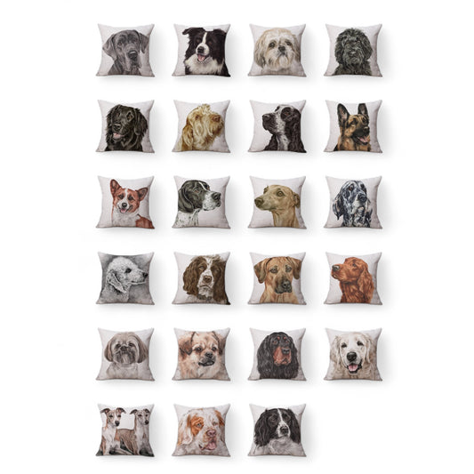 Cushion Cover Dog Range Cavalier Shepherd Collie