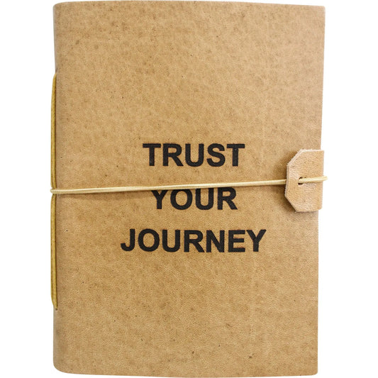 Leather Journal Diary Note Book Trust Your Journey