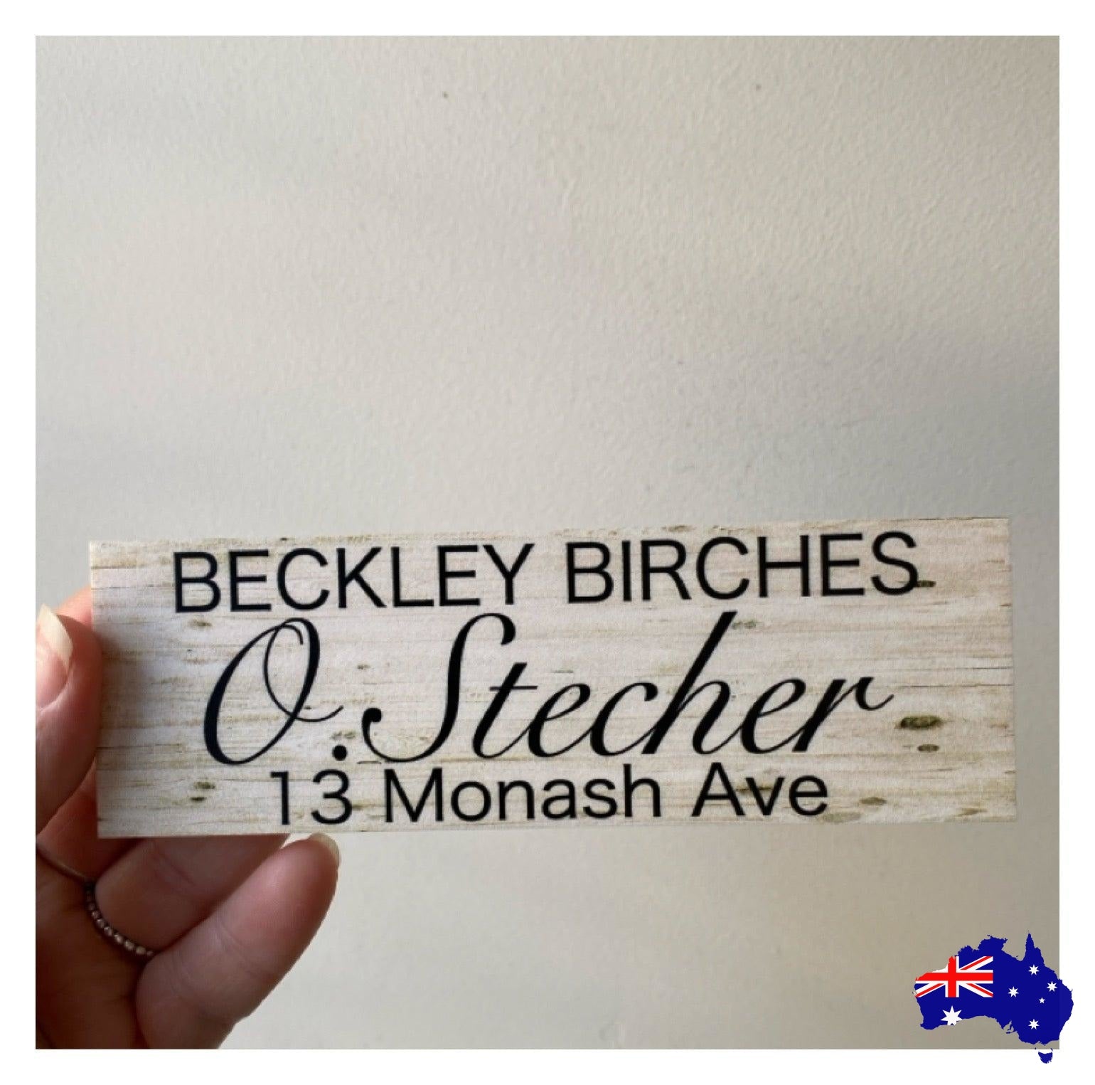 Family Residence Custom Personalised House Sign - The Renmy Store Homewares & Gifts 