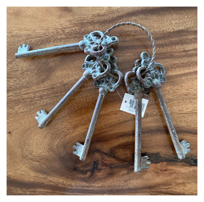 Keys Key Antique Vintage Cast Iron