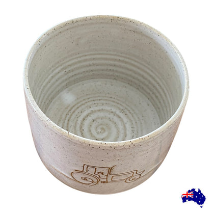 Tractor Mug Cup Pottery Ceramic Aussie Made