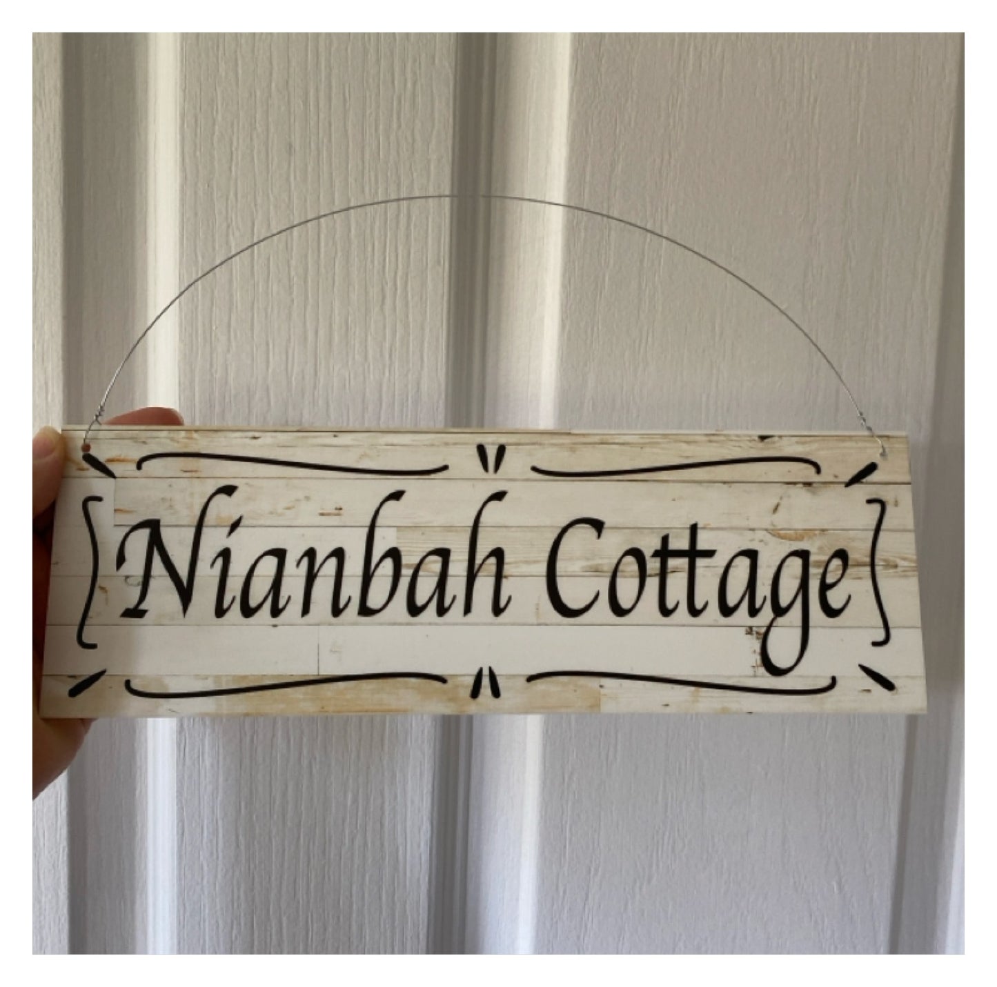 Cottage Custom Personalised Rustic Chic Sign