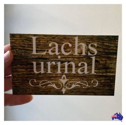 Custom Personalised Dark Wood Look Sign - The Renmy Store Homewares & Gifts 