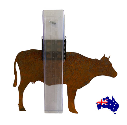Rain Gauge Stake Wall Cow Country Farmhouse