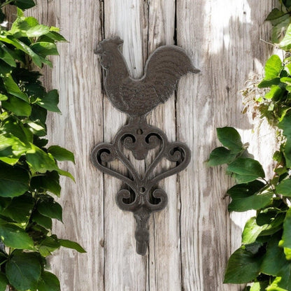 Hook Rooster Cast Iron Farmhouse