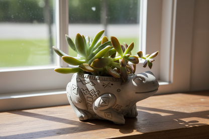 Planter Pot Frog Aussie Handmade Concrete