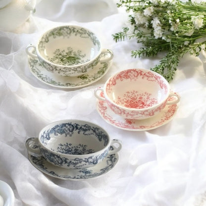 Cup English French Style Elegance Ceramic