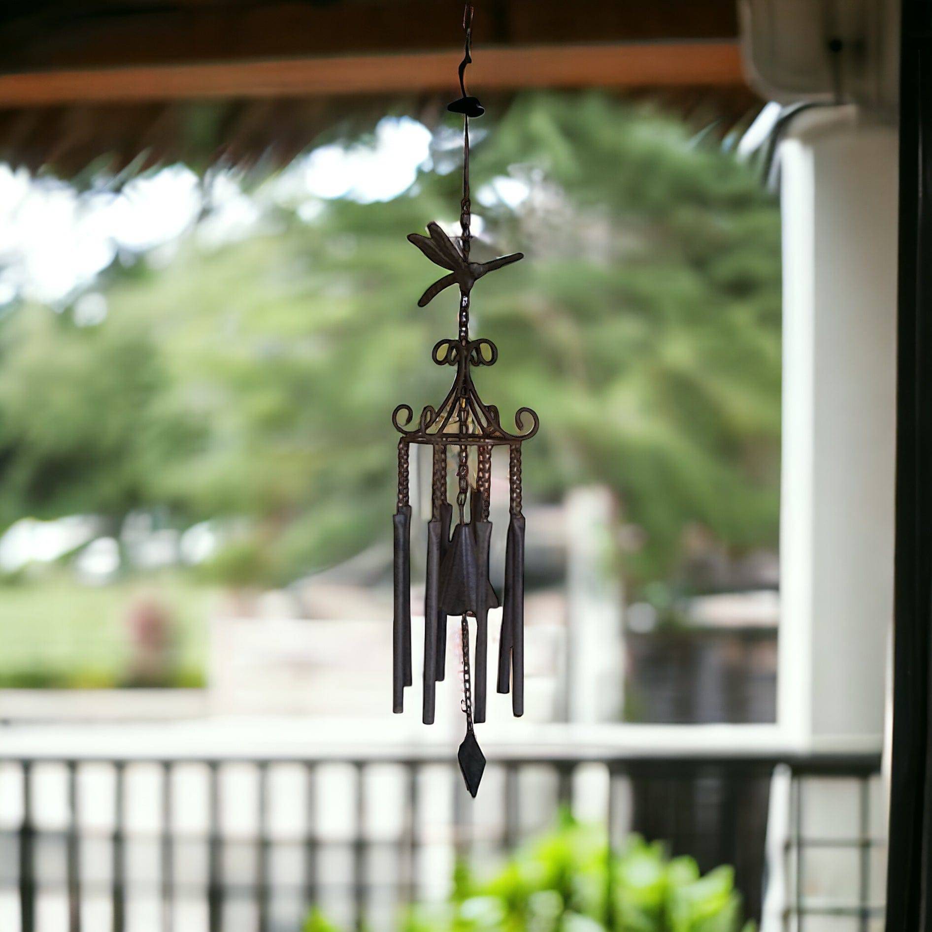 Wind Chime Dragonfly Vintage Garden - The Renmy Store Homewares & Gifts 