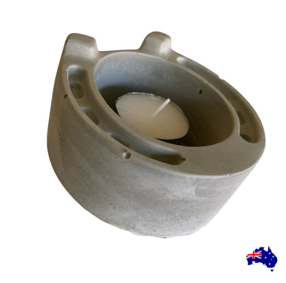 Planter Pot Horseshoe Horse Aussie Handmade Concrete