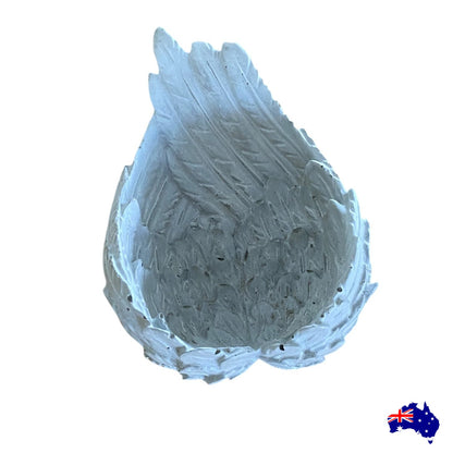 Planter Pot Angel Wings Aussie Handmade Concrete