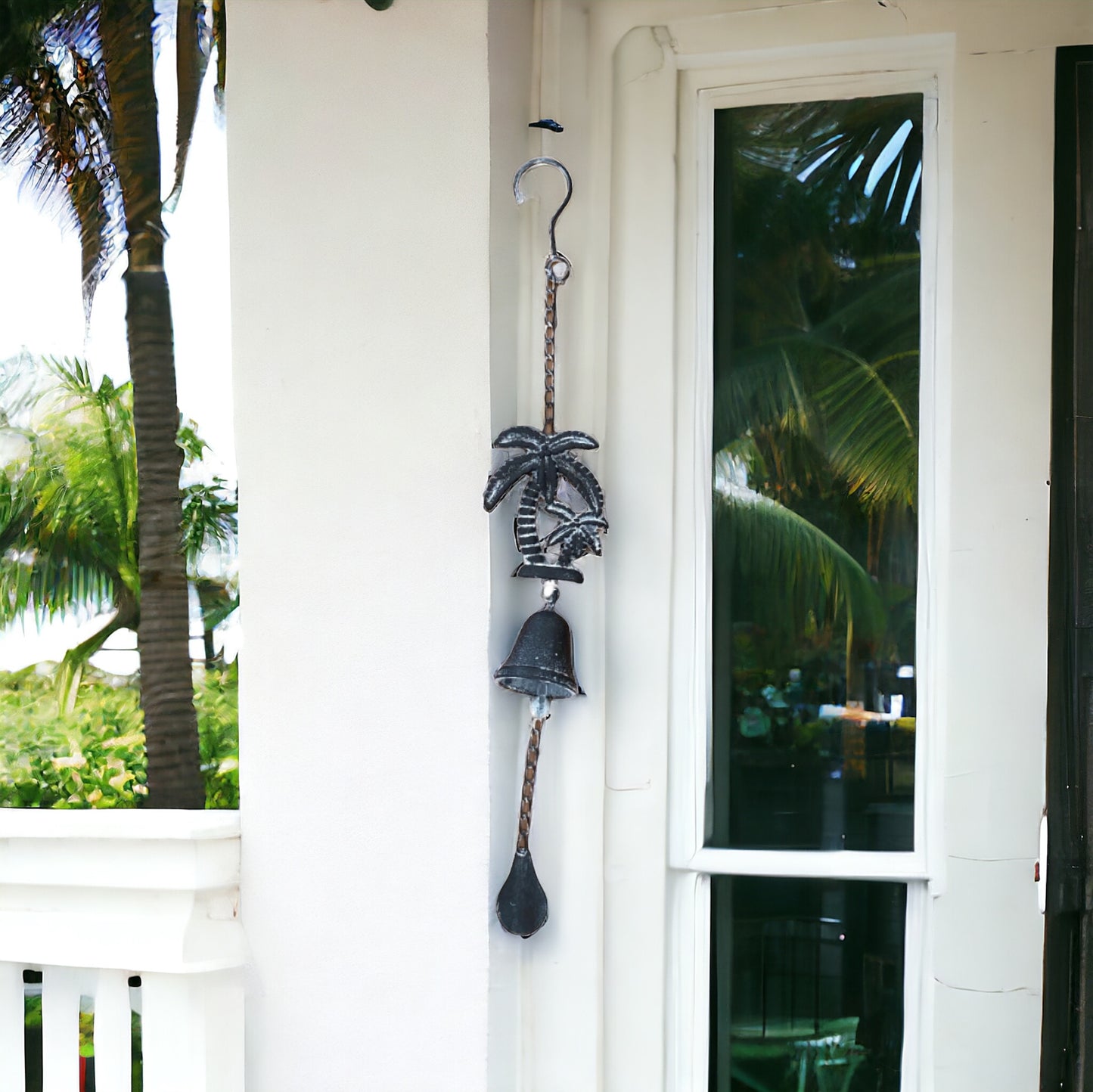 Palm Tree Door Bell Cast Iron