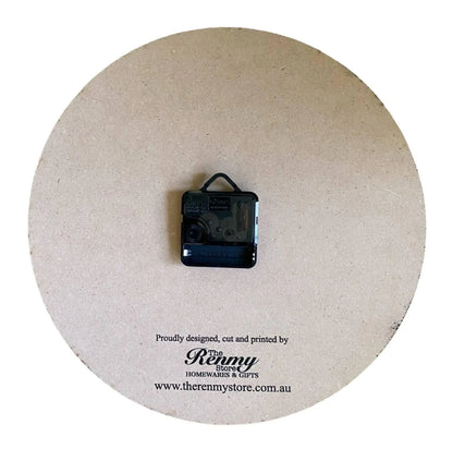 Clock Wall Dog Cavalier King Charles Spaniel 30cm 60cm Aussie Made