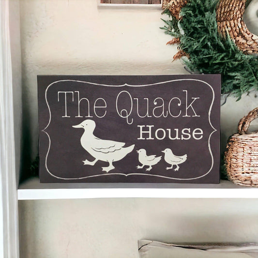 The Quack House Duck Sign - The Renmy Store Homewares & Gifts 