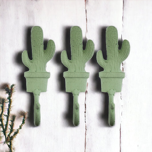 Hook Cactus Mexican Green Set of 3 - The Renmy Store Homewares & Gifts 