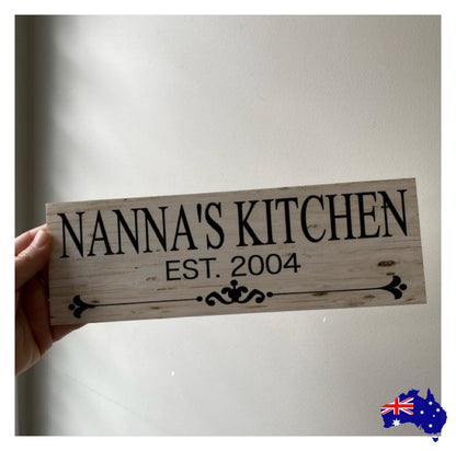 Residence House Surname Name Custom Personalised Sign - The Renmy Store Homewares & Gifts 