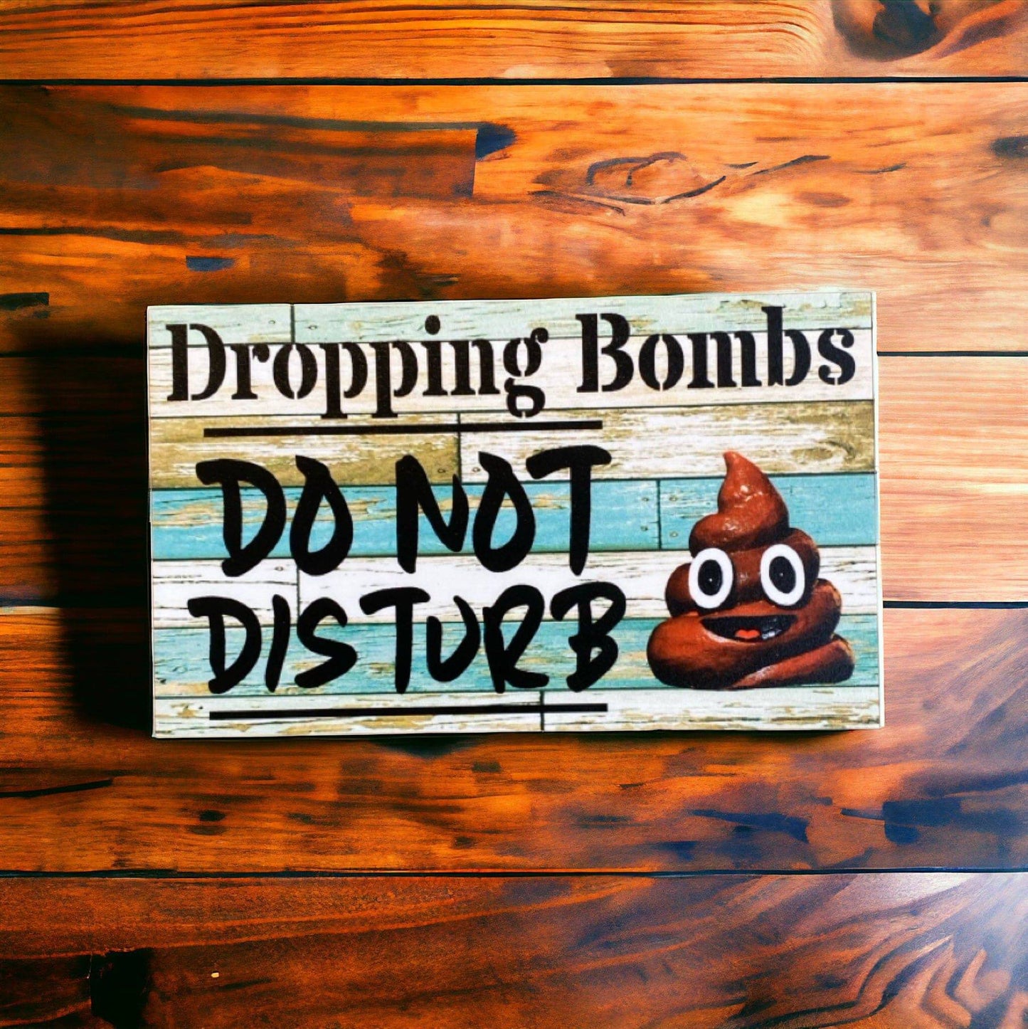 Toilet Dropping Bombs Do No Disturb Sign - The Renmy Store Homewares & Gifts 