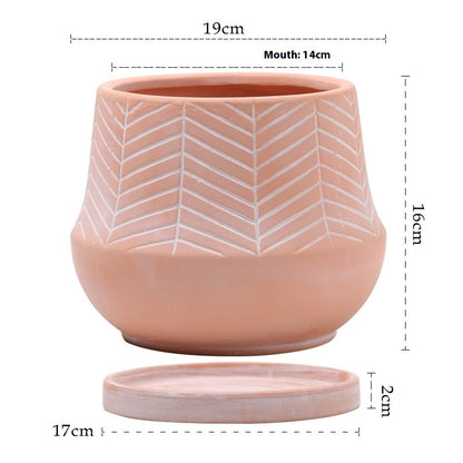 Planter Pot Garden Terracotta Pottery Clay Range